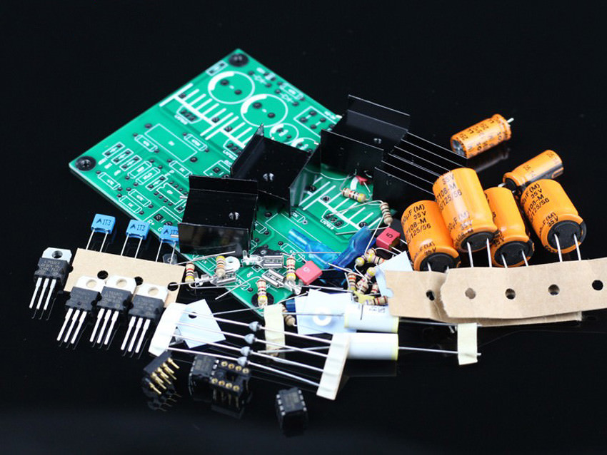 Hifi DIY DUAL-RIAA MM Phono Turntable Preamplifier kit MM LP amp kit