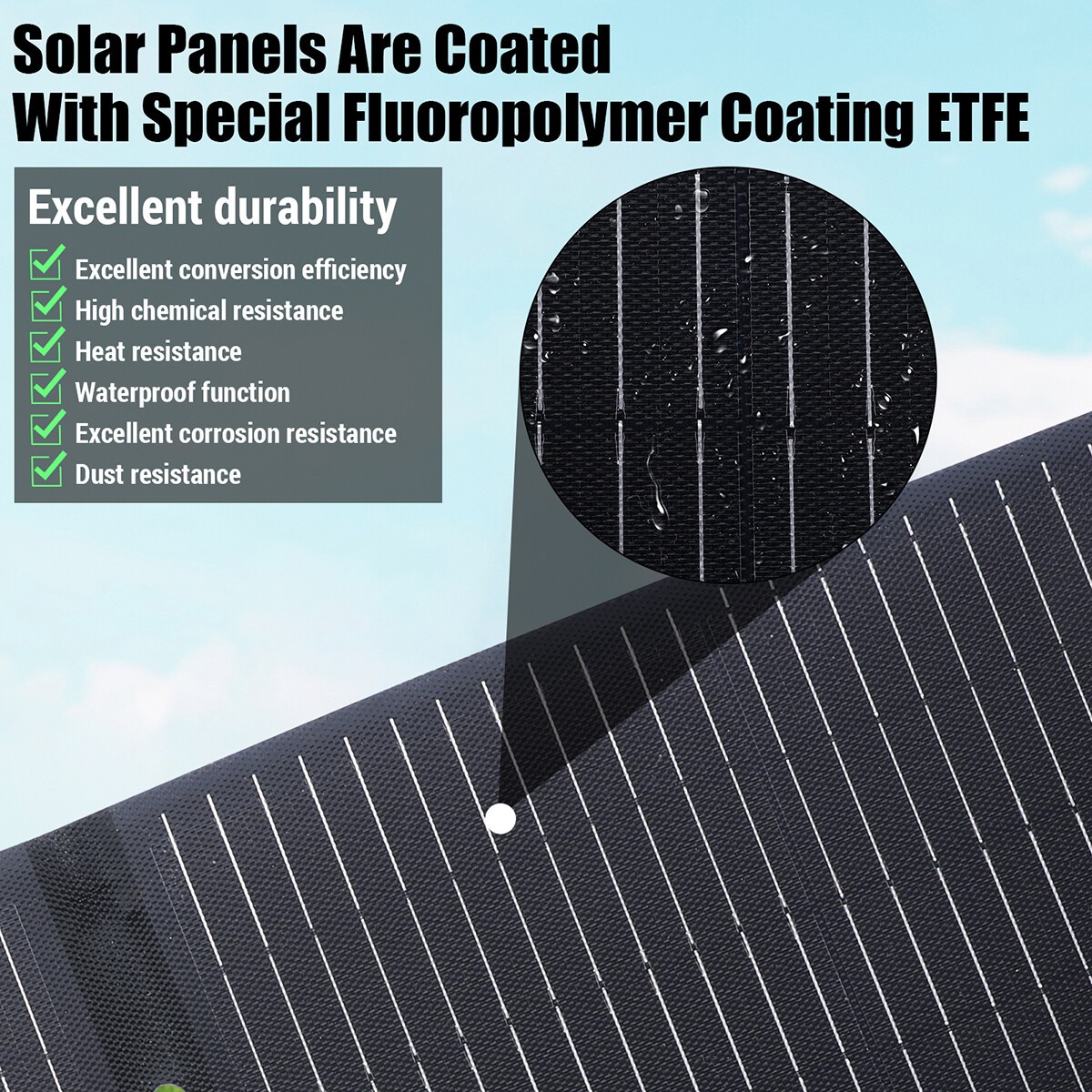 100W 200W ETFE Solar Panel Self-supporting Waterproof Portable Solar Suitcase