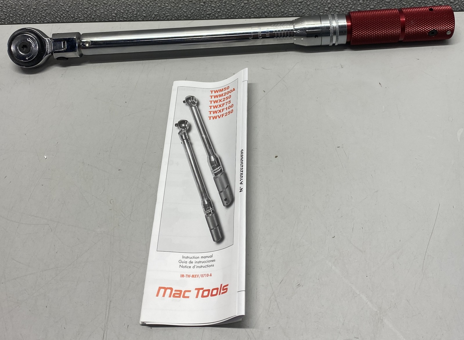 *PREOWNED* MAC TOOLS 3/8" Drive Micro-Adjustable Torque Wrench TWXF75
