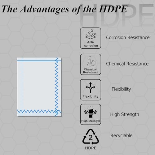 HDPE Board White HDPE Plastic Sheet 12'' x 16'' x 1/2'' (12mm Thick) High