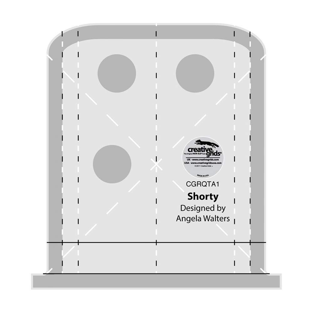 Creative Grids Machine Quilting Tool – Shorty – CGRQTA1 Made in USA, Non-Slip