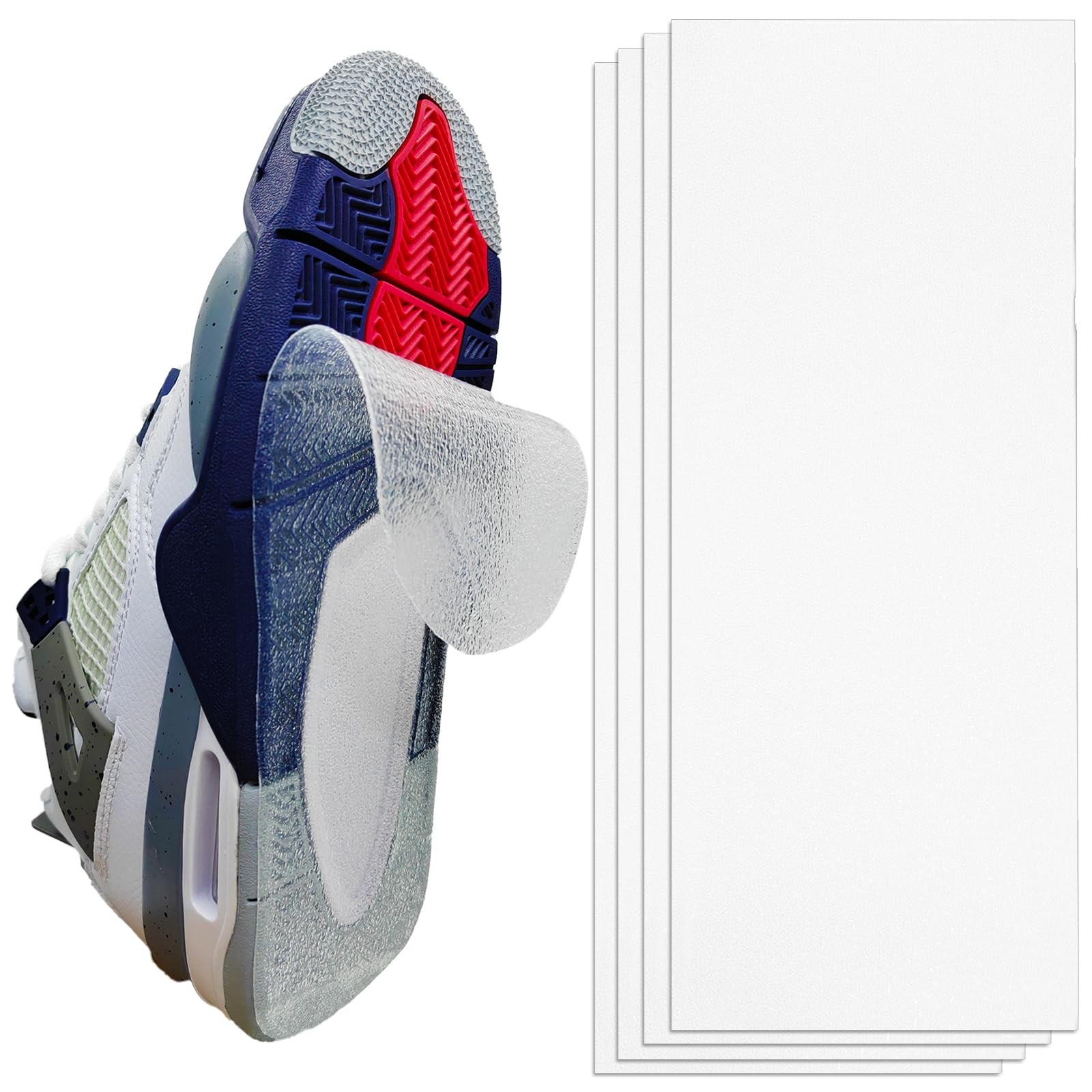 XQDALIN Sole Protector for Sneakers 2 Pack Transparent Shoe 5.1*13in, Clear