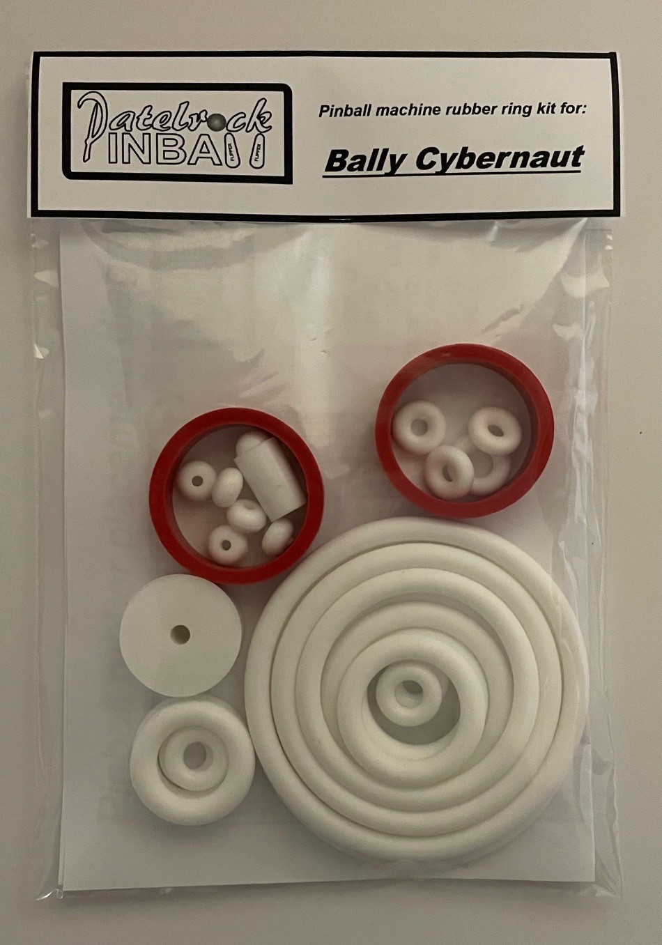 1985 Bally / Midway Cybernaut Pinball Machine Rubber Ring Kit