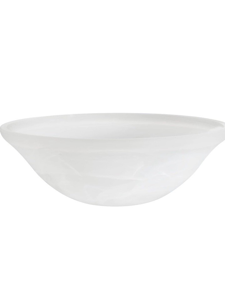 Glass Shade Replacement Flush Mount 11.5 Alabaster 25002-65-1 11-1 Aspen Center