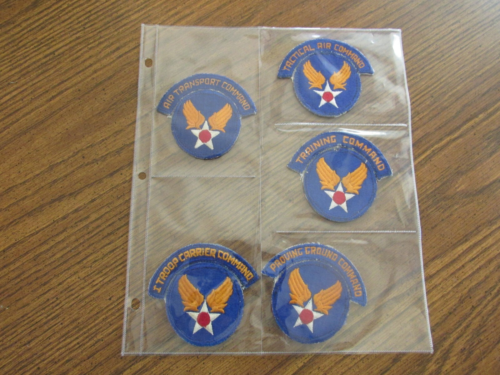WW2 AAF 15 different Tab set Army Air Force patch lot collection