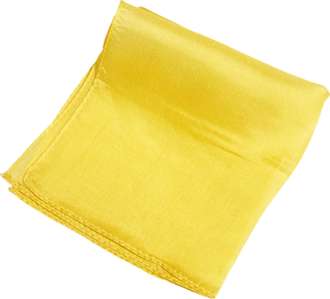 Silk 18 inch (Yellow) Magic by Gosh - Trick