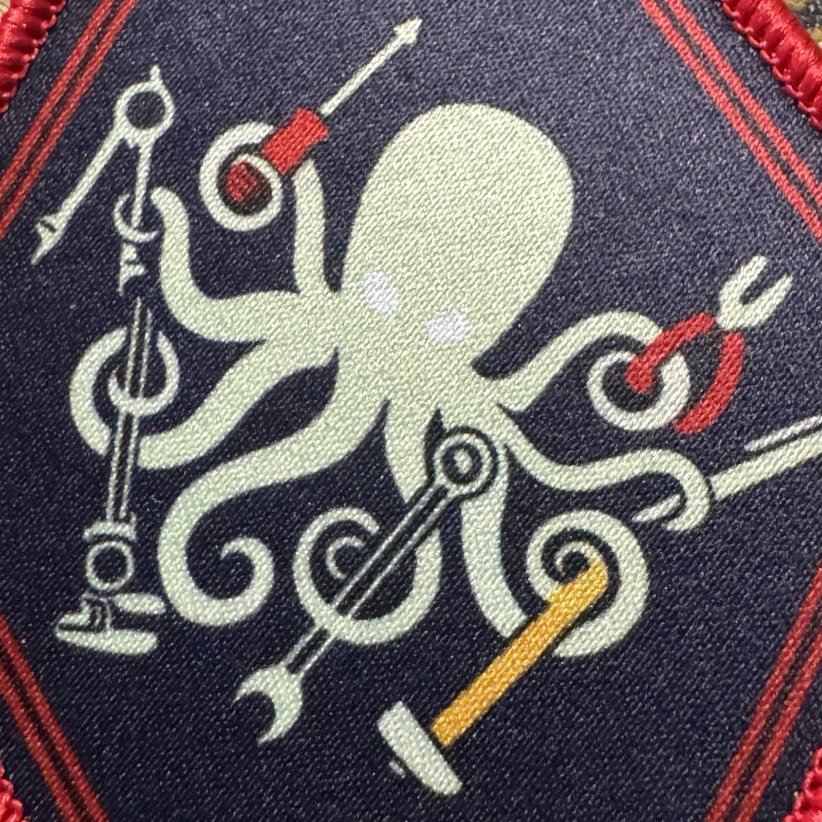 SPD DIY Kraken LTD ED Printed Morale Patch Hook/Loop OCTOPUS PDW