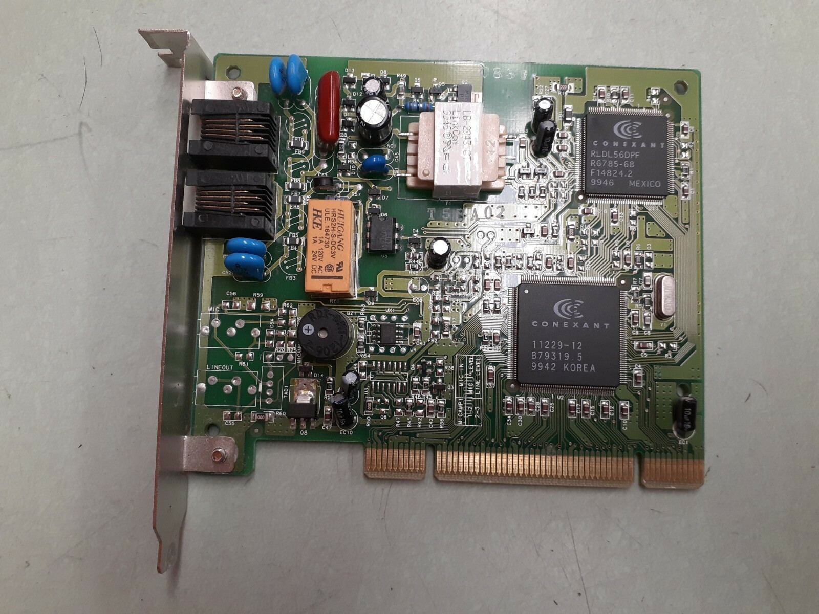 0001240E Dell 56K PCI Internal Fax Modem Card 050-518618-206