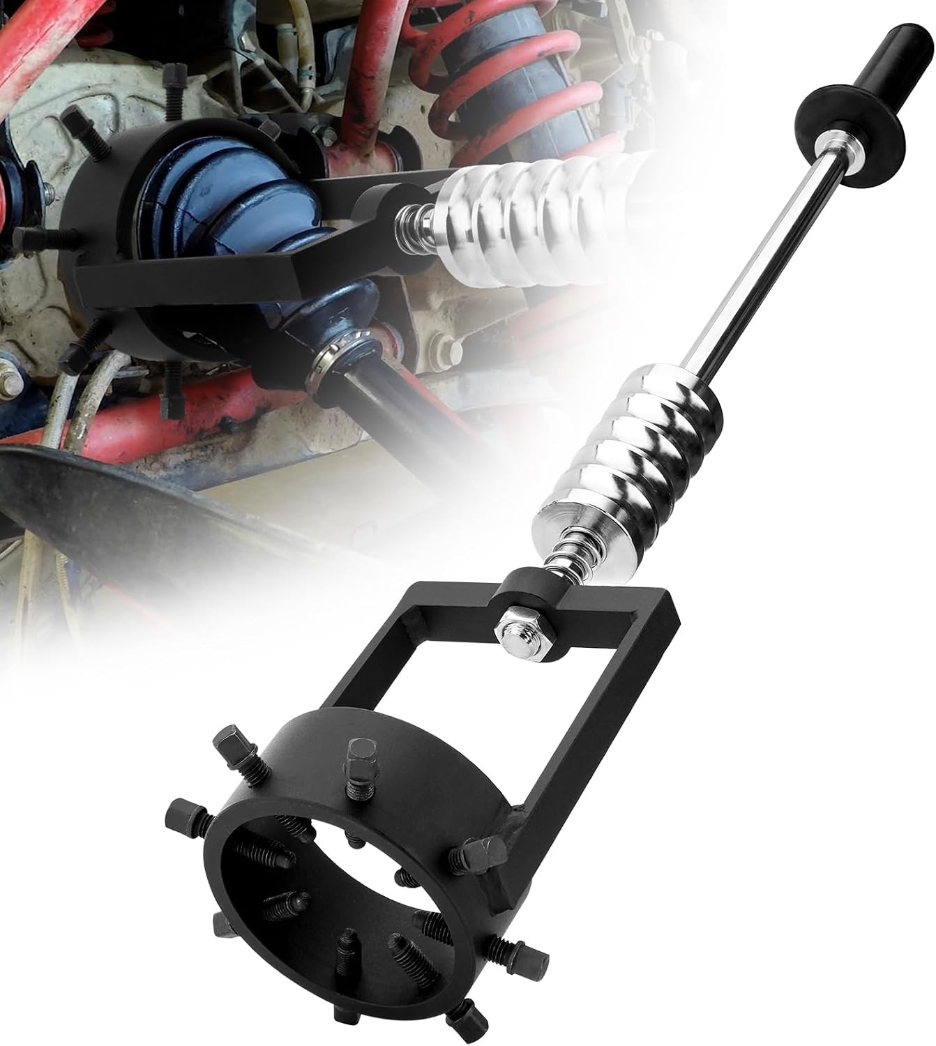 3.75" CV Axle Puller Tool w/ 8 Bolts, Axle Shaft Removal Tool for UTV/ATV Trucks
