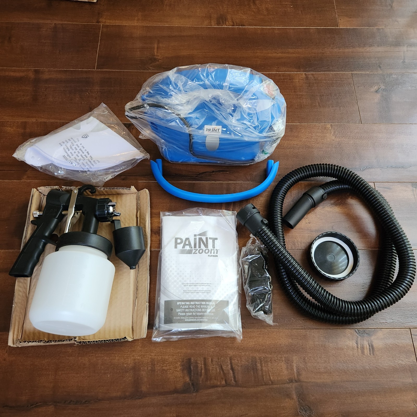 Paint Zoom Platinum PZ201 Series Handheld Sprayer All Components Parts Included