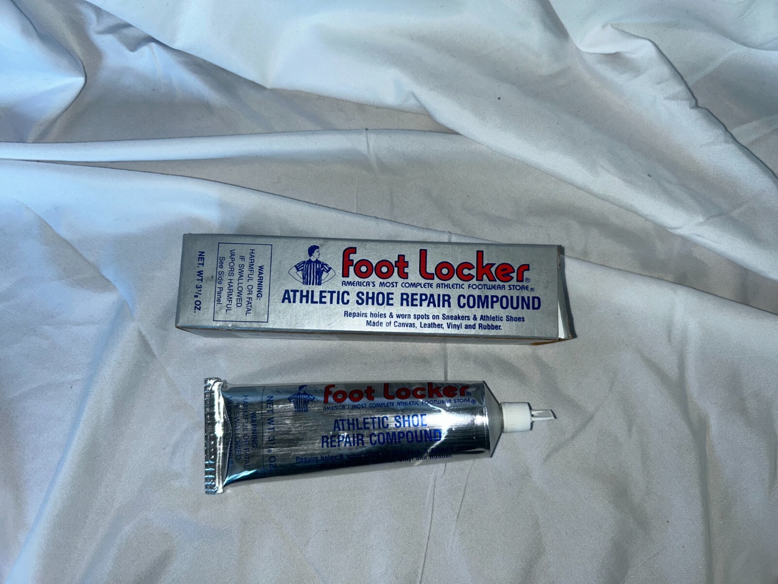 NIB VTG RARE Foot Locker Athletic Shoe Repair Compound Clear Glue 3 oz