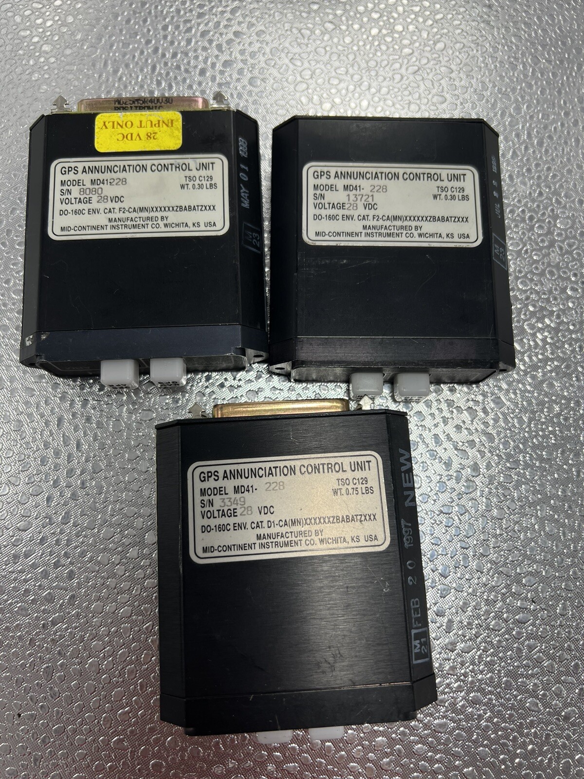 gps annumciation md41-228 lot of 3