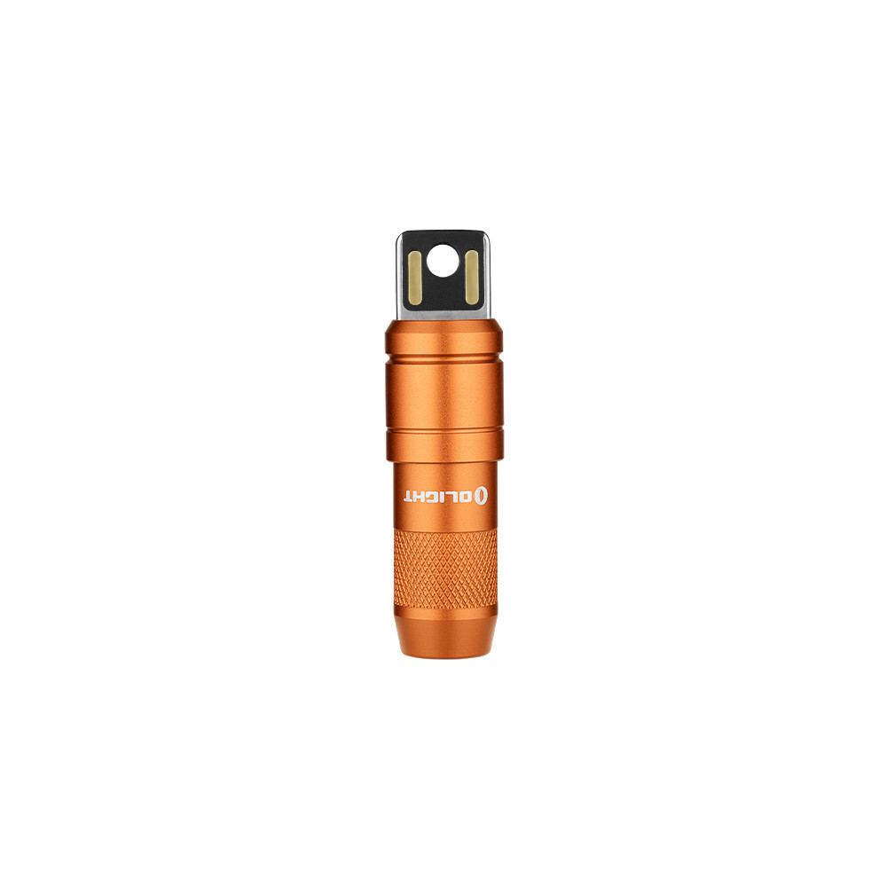 Olight imini 2 Orange Rechargeable Mini Keychain Flashlight, 50 Lumens