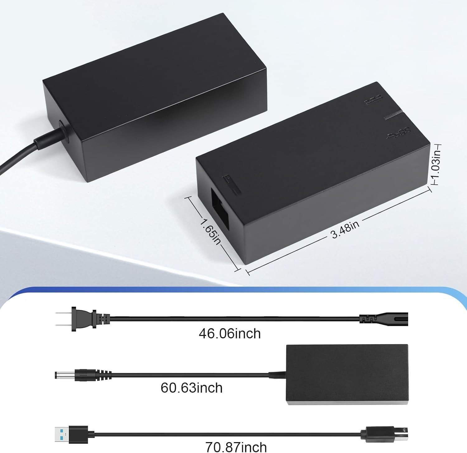 Kinect Adapter Charger for Xbox One S/X Kinect 2.0 Sensor and Windows PC
