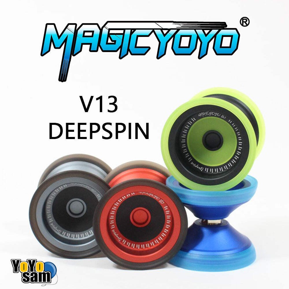 MAGICYOYO V13 Deepspin Bi-Material Yo-Yo - Aluminum Body with PC - Responsive/Un