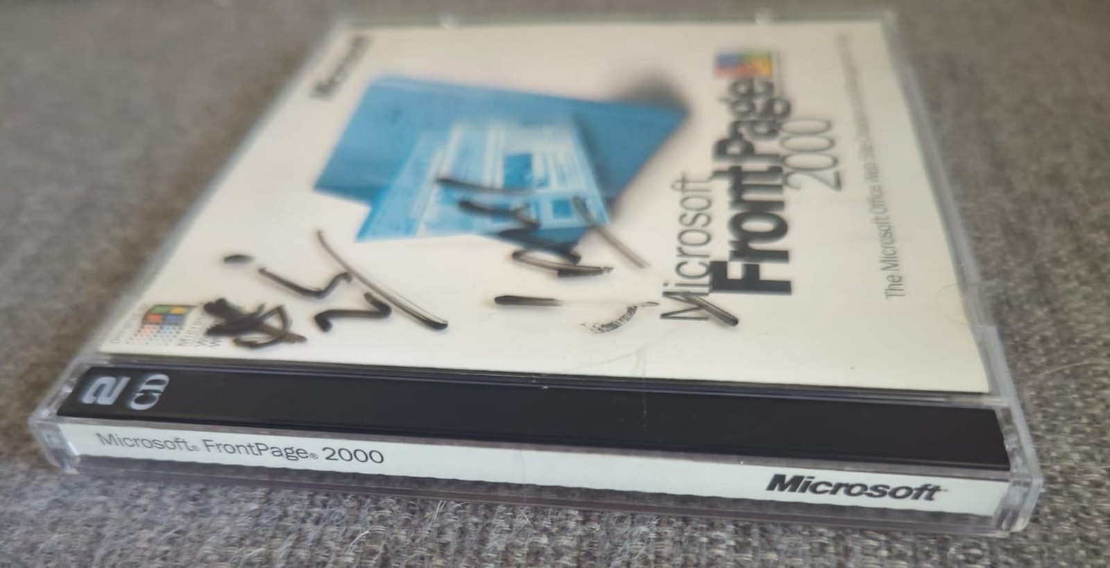 Microsoft FrontPage 2000 Upgrade Edition CD Web Design Tool for Windows