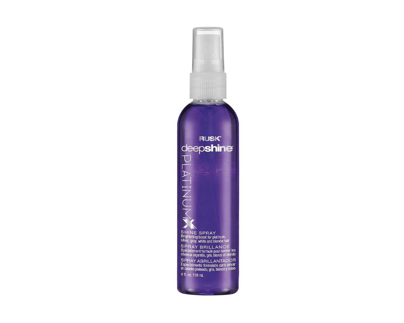 Rusk Deepshine PlatinumX Shine Color Enhancing Spray - Luminous Finish (4 oz)