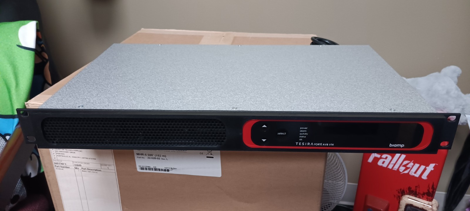 Biamp Tesira Forte AVB VT4 DSP VoIP Audio Processor – New No Box