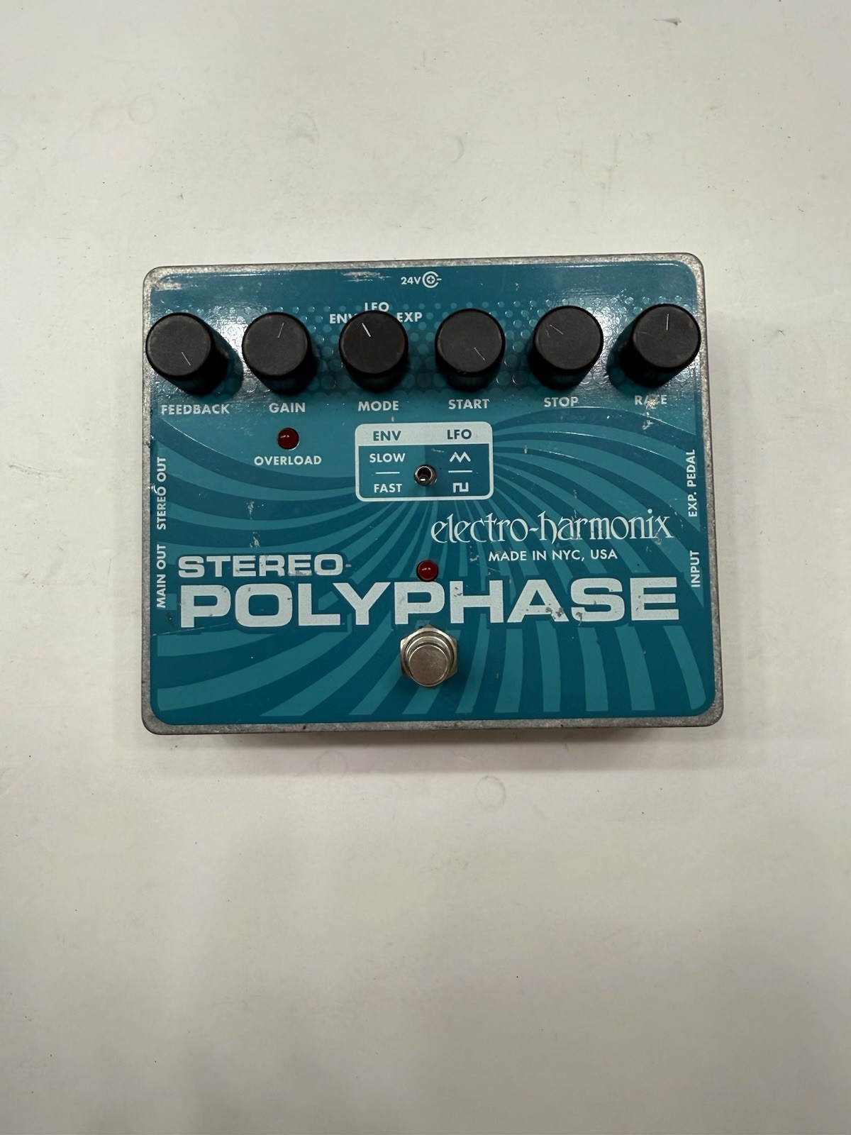 Electro Harmonix Stereo Polyphase Phase Shifter Phaser EHX Guitar Effect Pedal