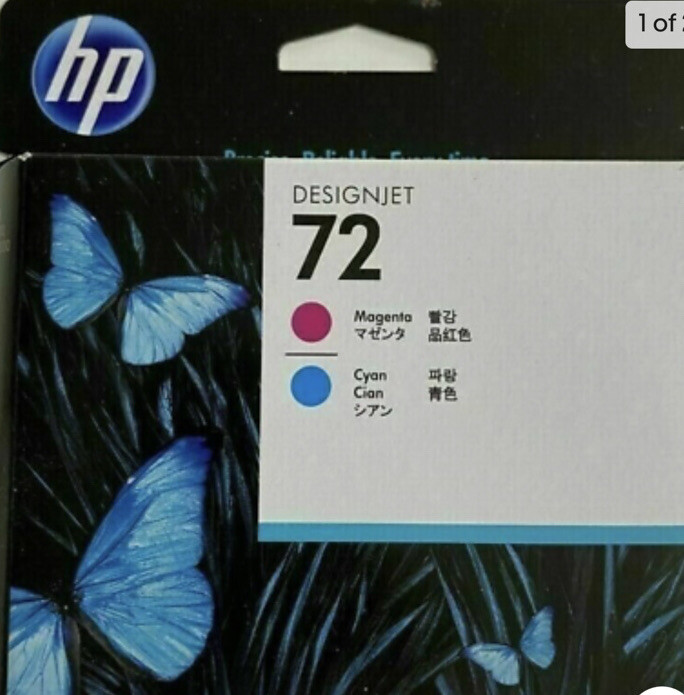 HP 72, Cyan/Magenta Printhead (C9383A)*Exp date 09-26*