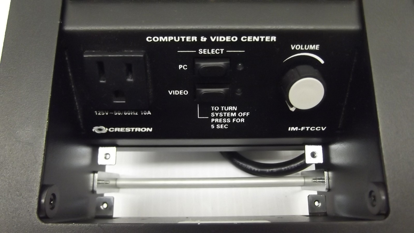Crestron IM-FTCCV-B | I Media Table Mount Computer Center w/ Video