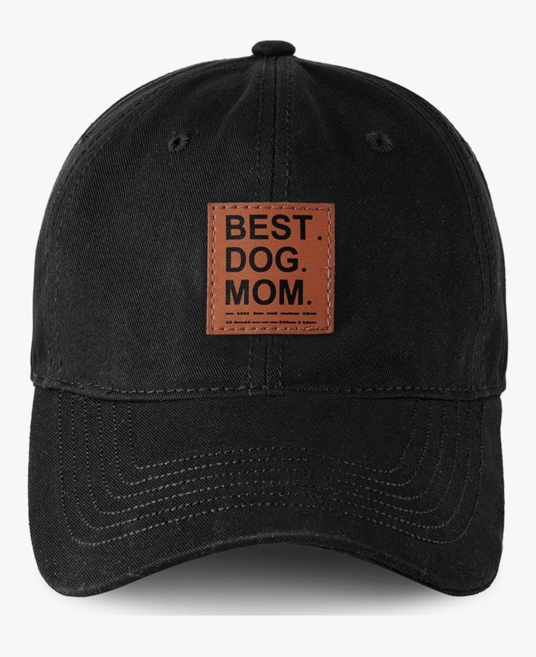 Women's Baseball Cap "BEST DOG MOM" Description One Size Stylish Adjust Closure