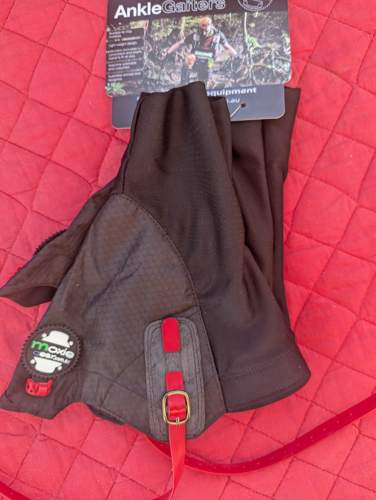 Ankle Gaiters Black Small