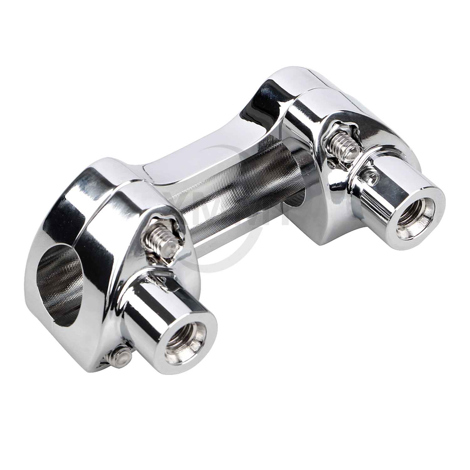 2" Risers 1" Handlebar Clamp For Harley Softail Deluxe FLSTN Dyna Fat Bob FXDF