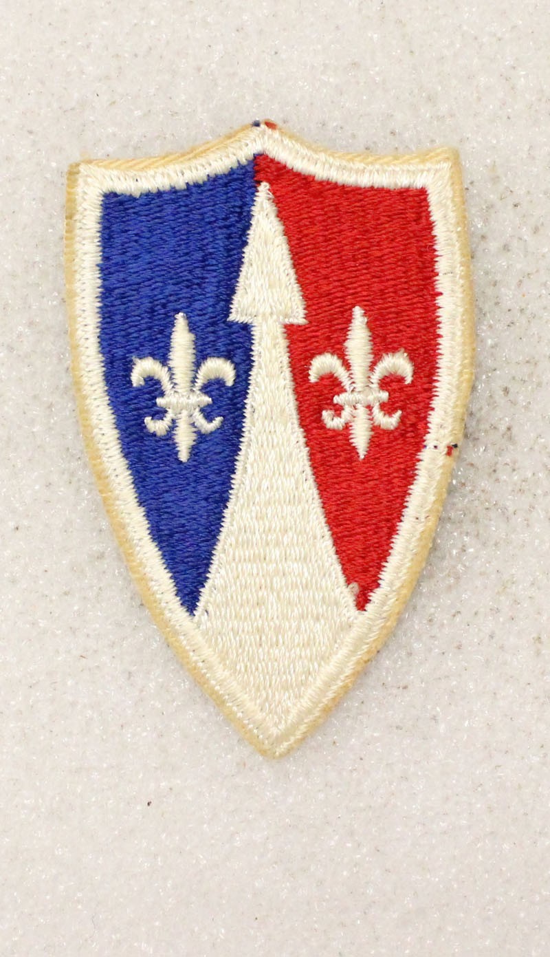 Army patch 5537 - European Communications Zone - cut edge