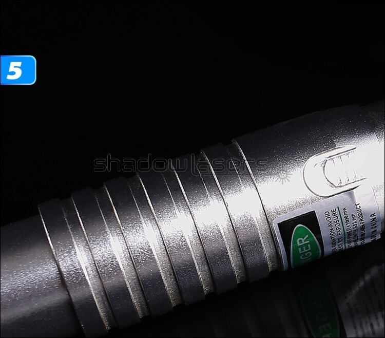 GQ1 520nm Adjustable Focus Powerful Green Laser Pointer Visible Laser Beam