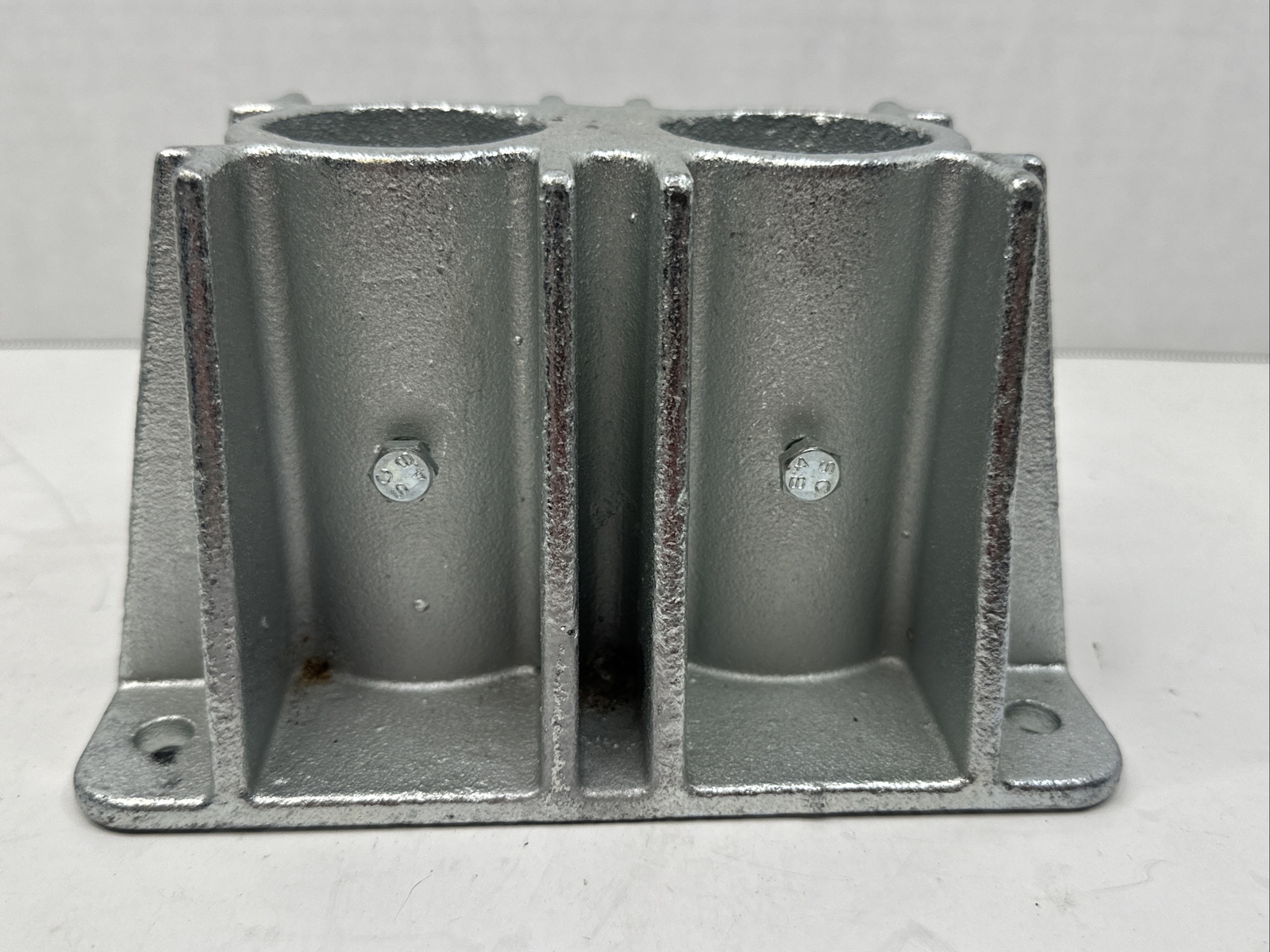 Pedestrian Barrier Double Socket Floor Base Mount Mounting Bracket