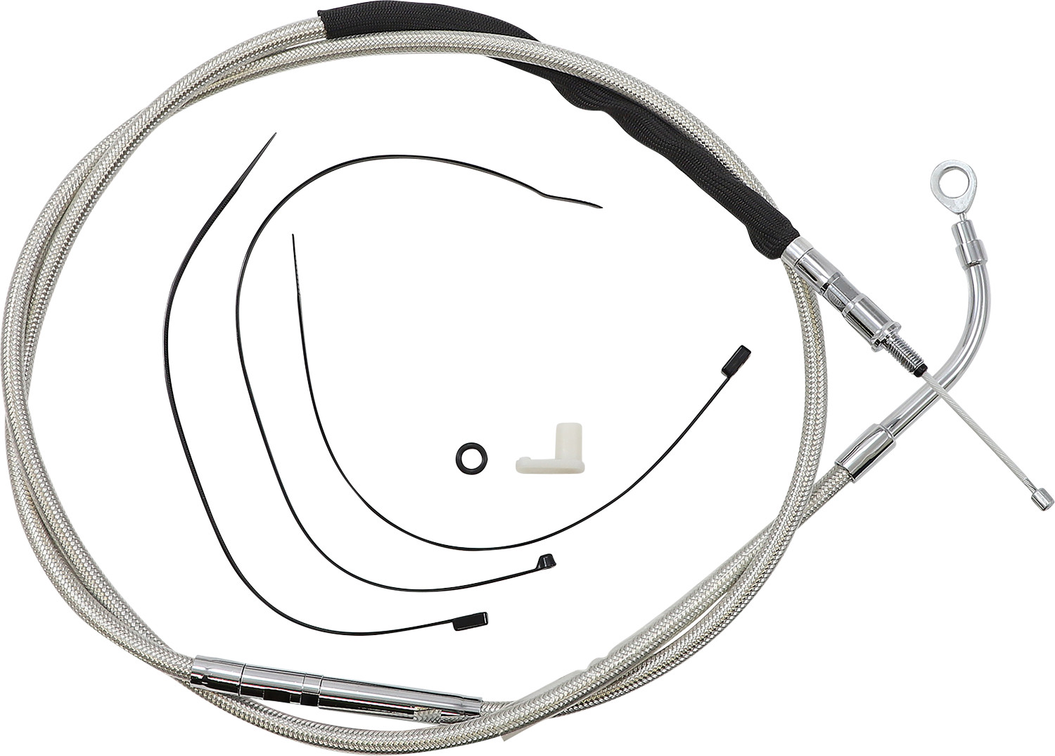 Magnum High-Efficiency Polished Stainless Clutch Cable 52366HE