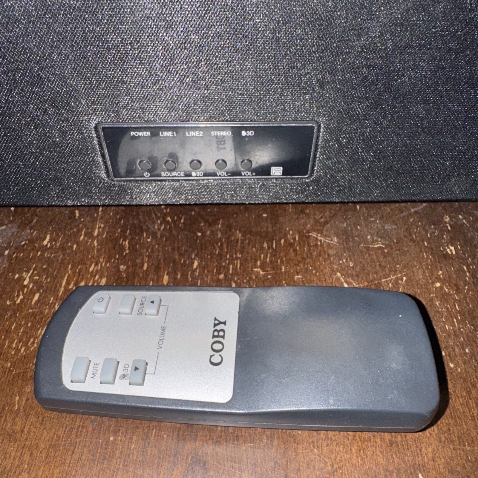 Coby Model CSMP88 3D Sound Bar tested working great W/ Remote