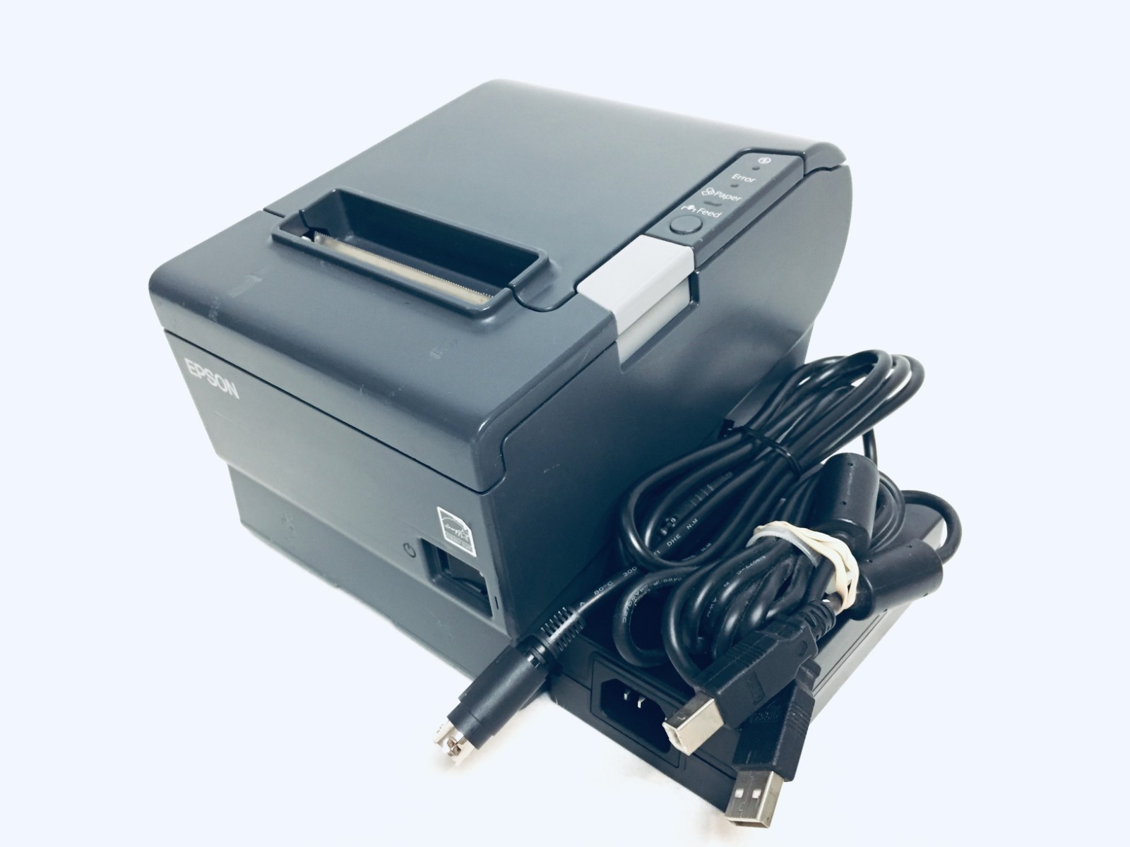 Epson TM-T88V M244A USB/Ethernet Thermal POS Receipt Printer w/ Power Supply
