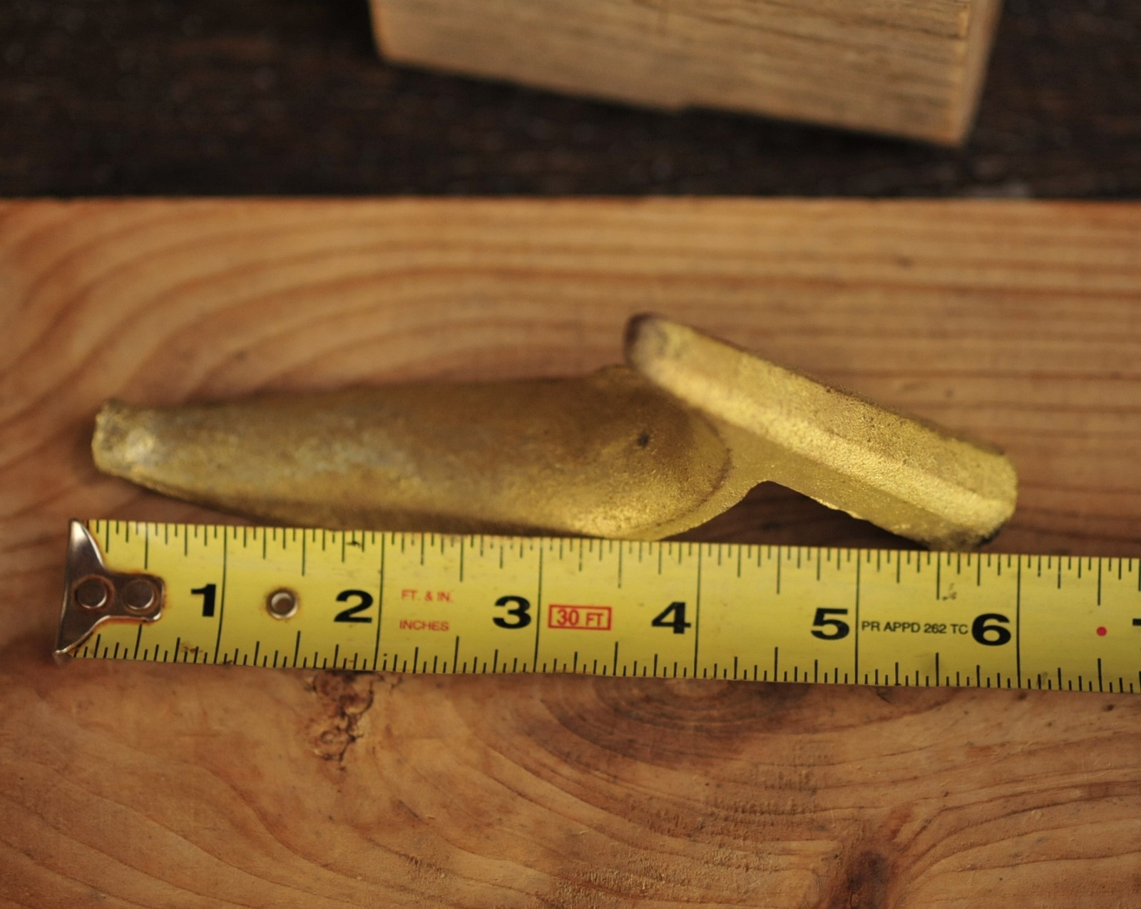 Black Powder Muzzleloader Brass Cast Builder Buttplate