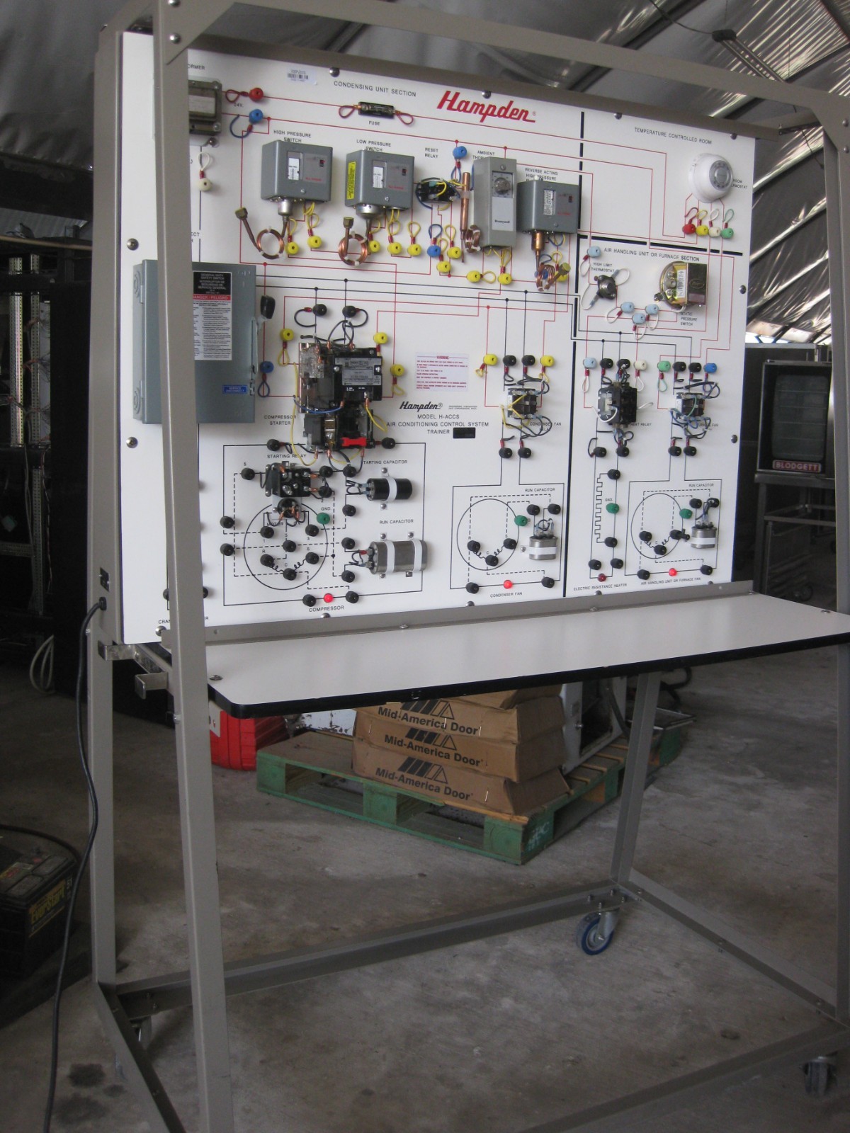 Hampden Model H-ACCS-1A Air Conditioning Control System Trainer