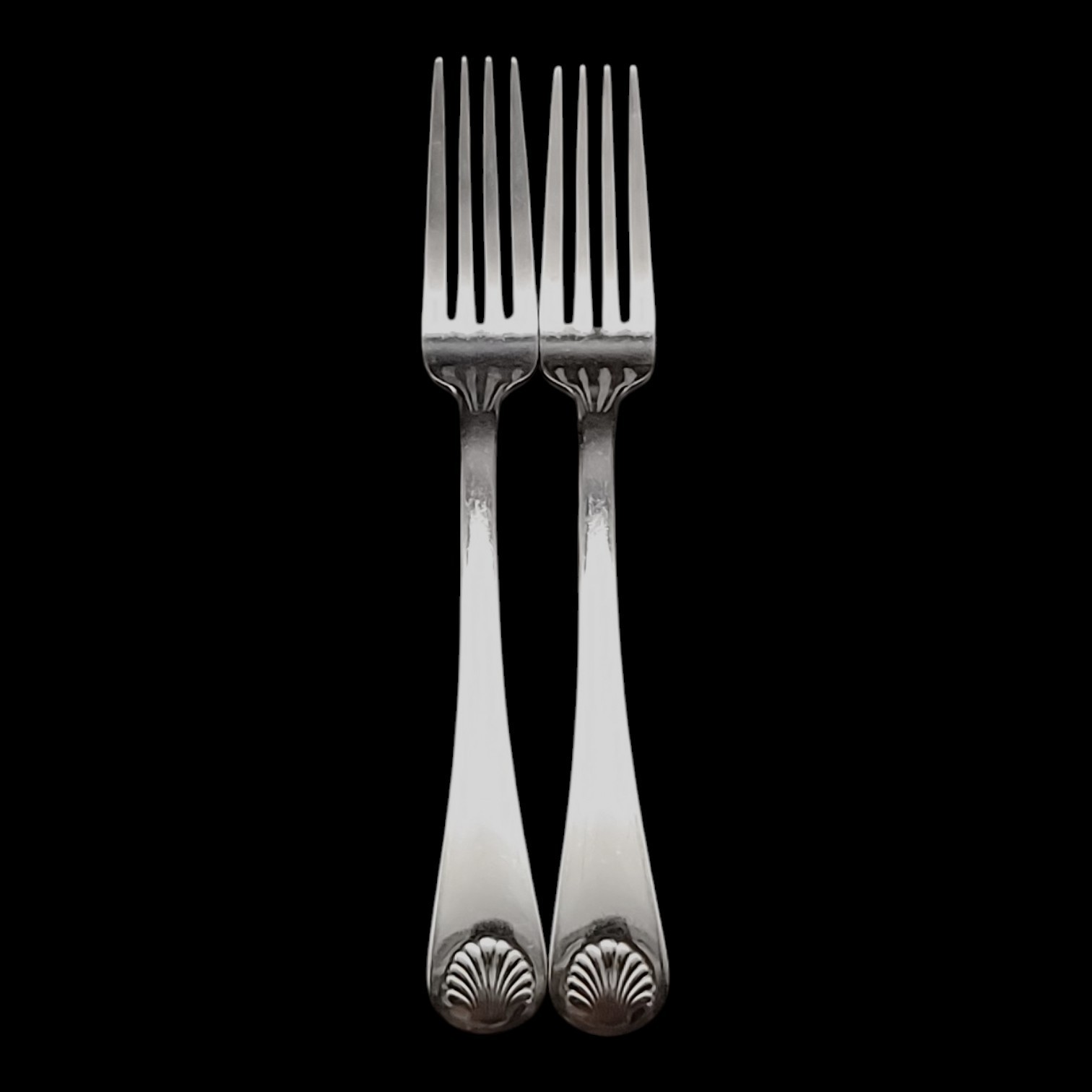2 Reed & Barton Bayview Dinner Forks - 8 1/8" - 18/10 Stainless Steel China