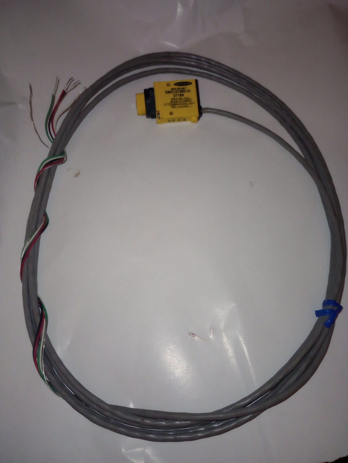 NEW GENUINE BANNER SM312CMS12-27199 MINI-BEAM SENSOR USA STOCK