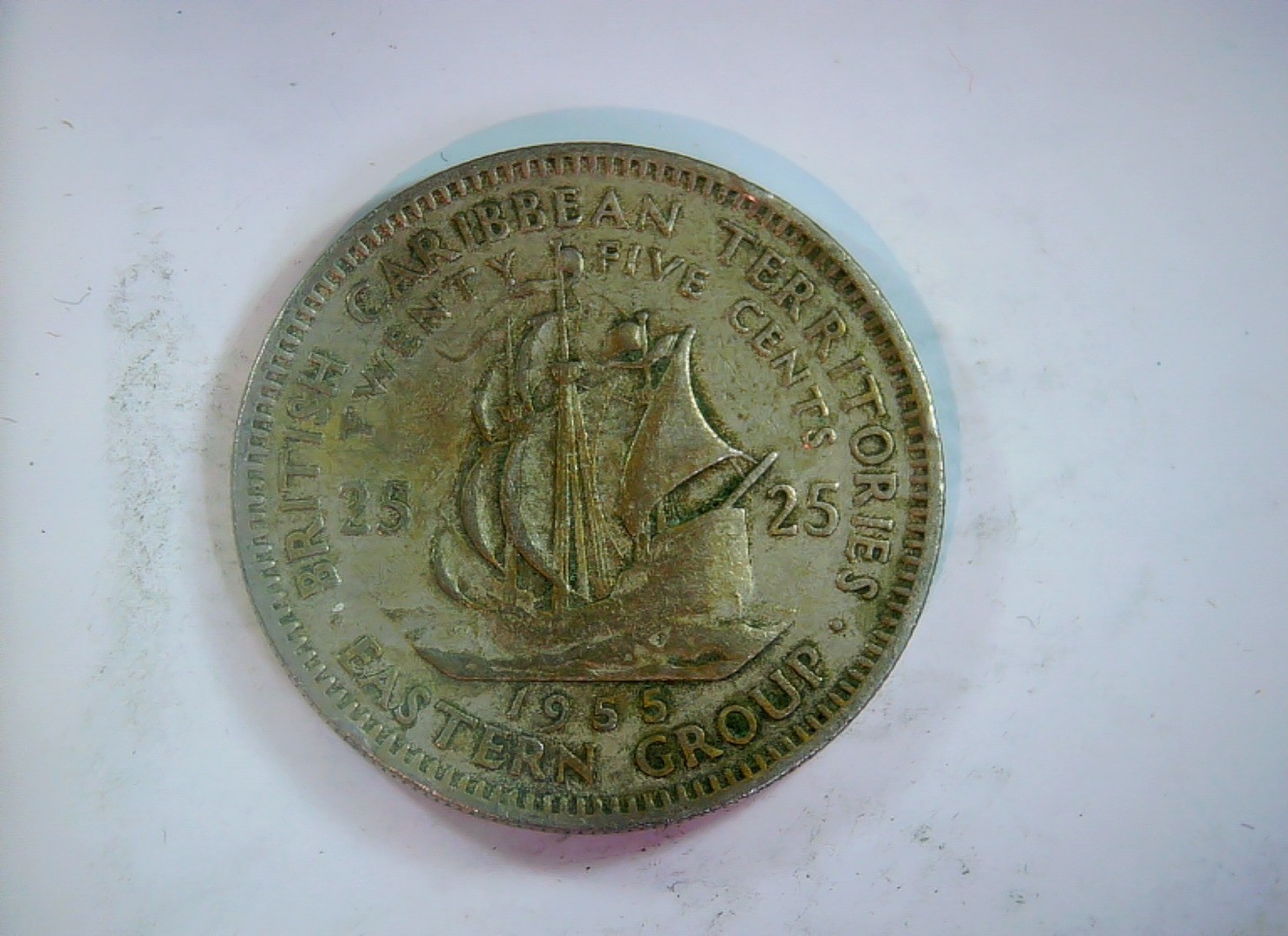 British Caribbean Territories (Eastern Group) 1955 25c British Caribbean Territo