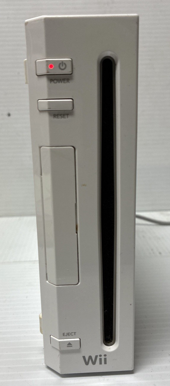 Nintendo Wii - RVL-001 White Console & Cables - NO Controller Lights Up UNTESTED