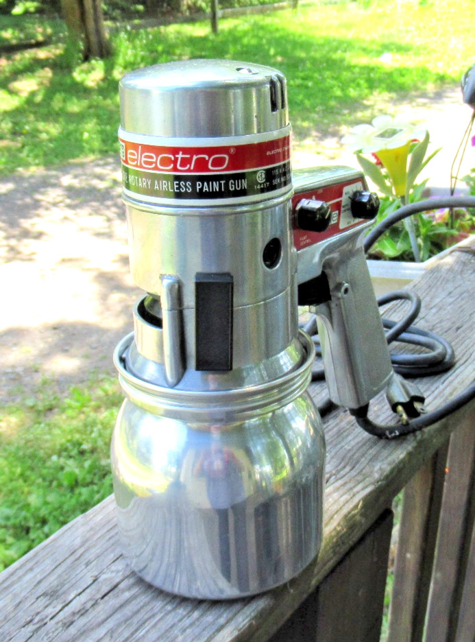Vtg Electro Solid State Rotary Airless Paint Gun Model 2400