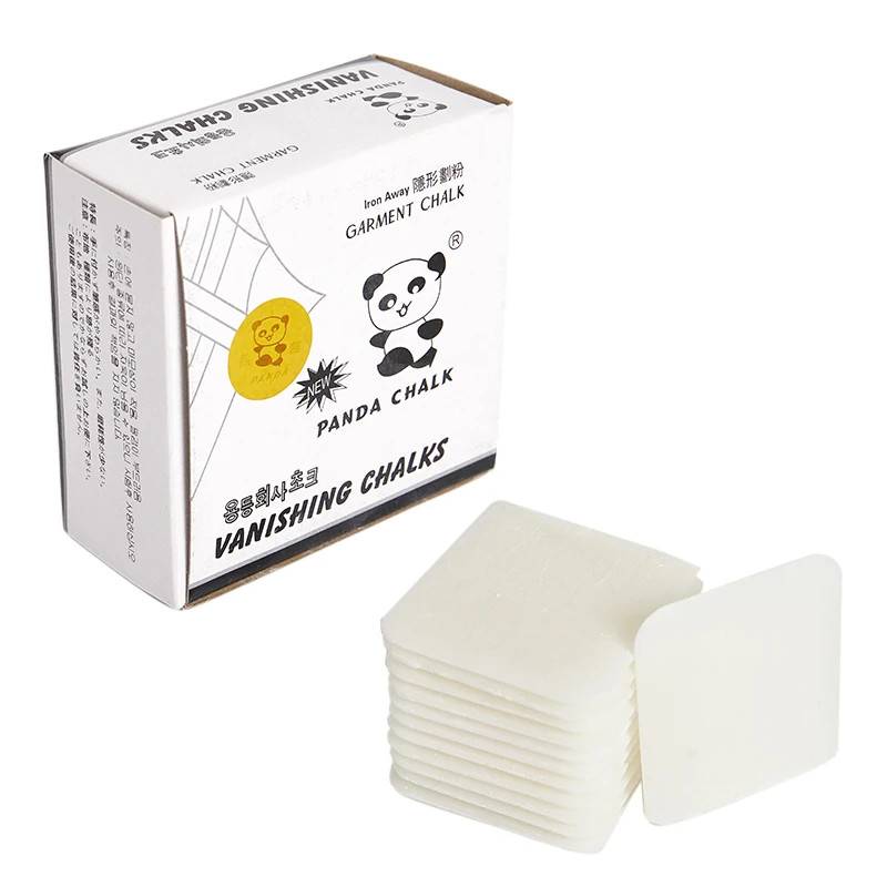 50Pcs Box Invisible Tailor Chalk Panda Garment Sewing Marking Tool
