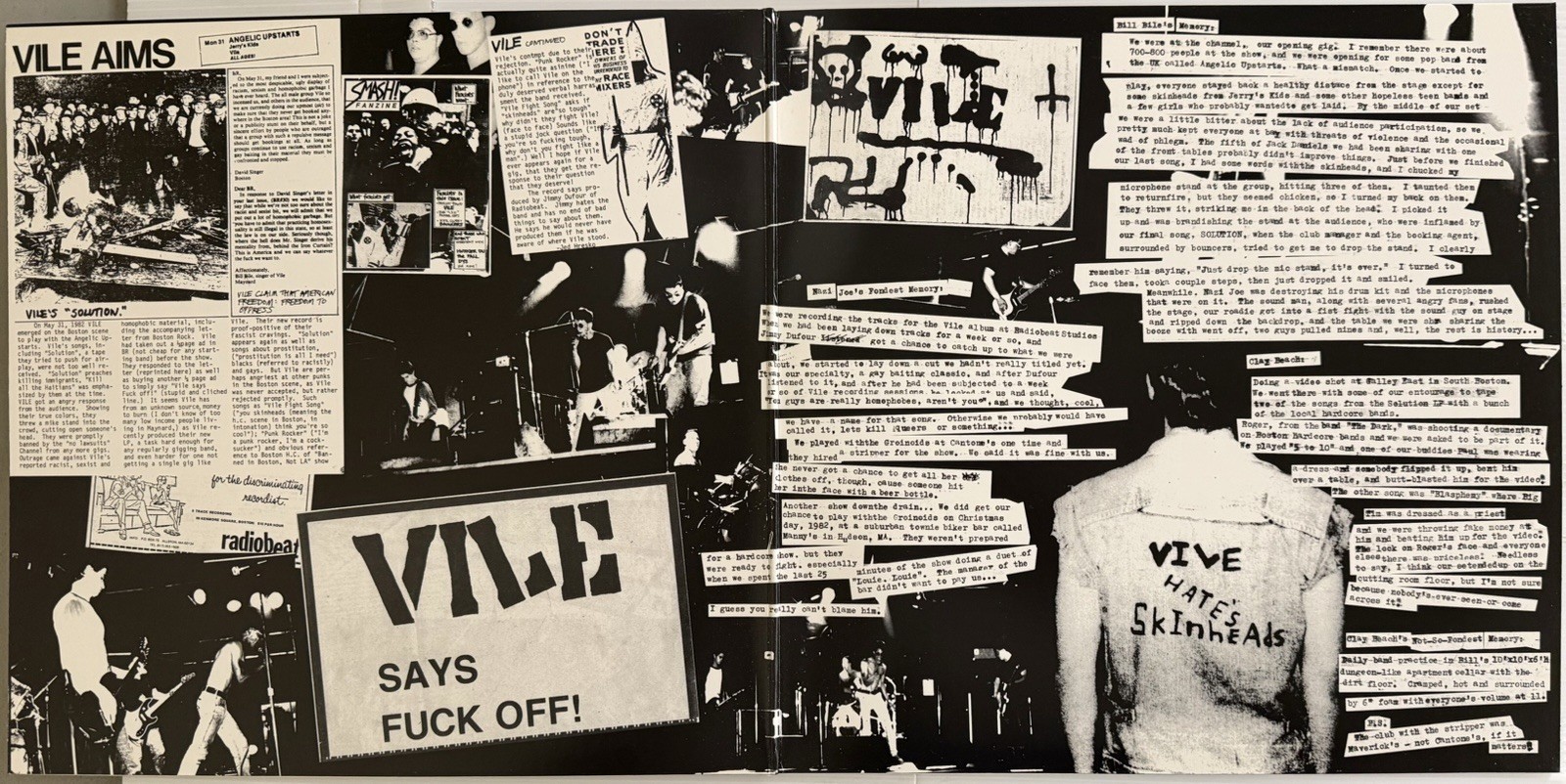 Vile - Solution (LP, 2004) 1983 UNPLAYED SSD Negative FX GG Allin Xclaim