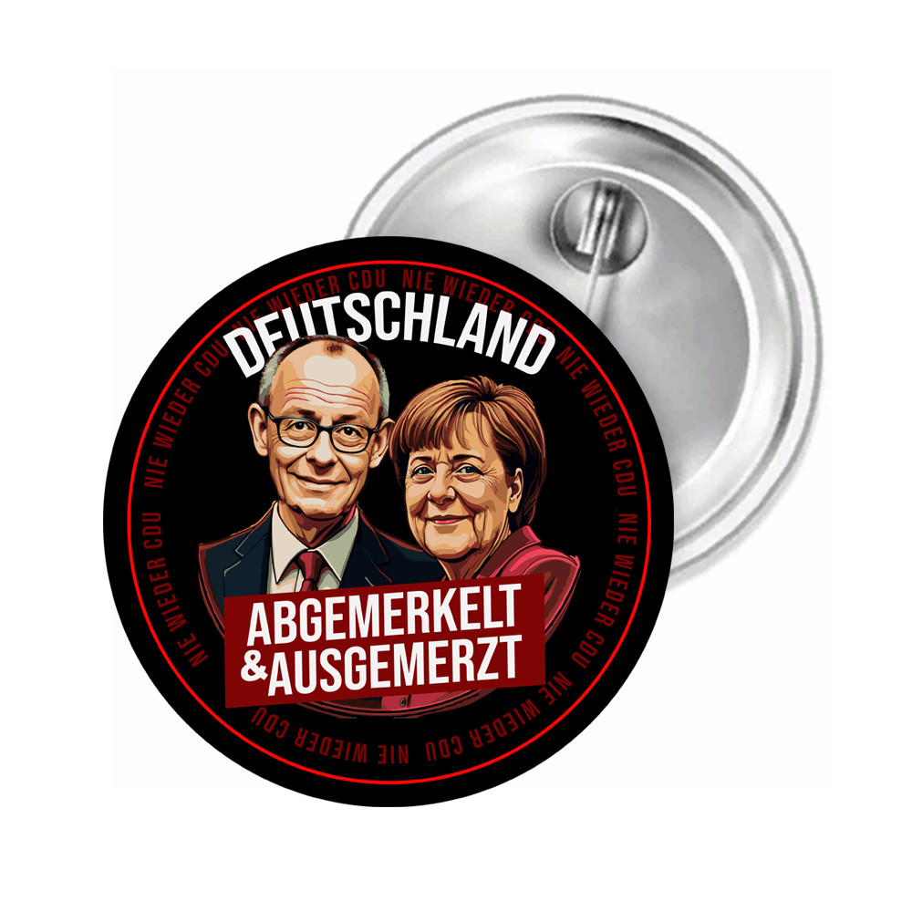 Germany Marked and Eradicated Pin Button Pin Brooch