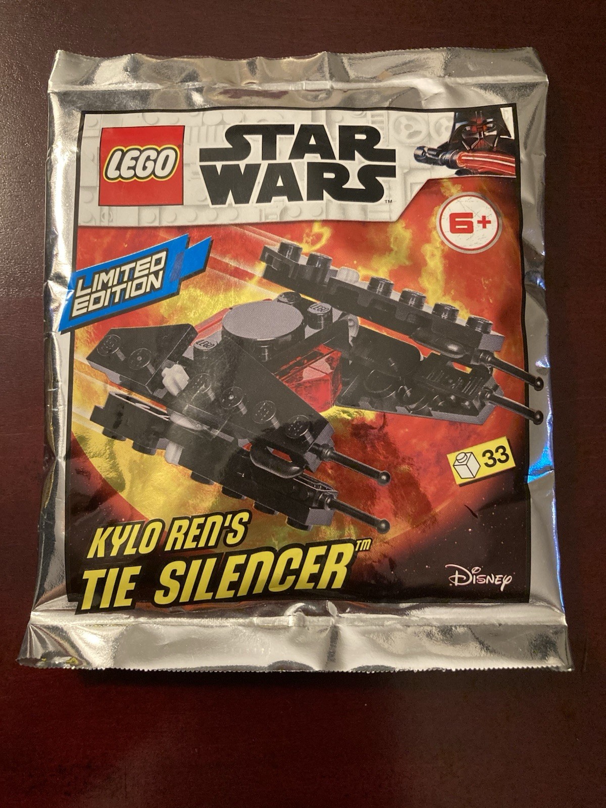 LEGO Star Wars Kylo Ren's TIE Silencer Foil PolyBag 911954 New/Limited Edition