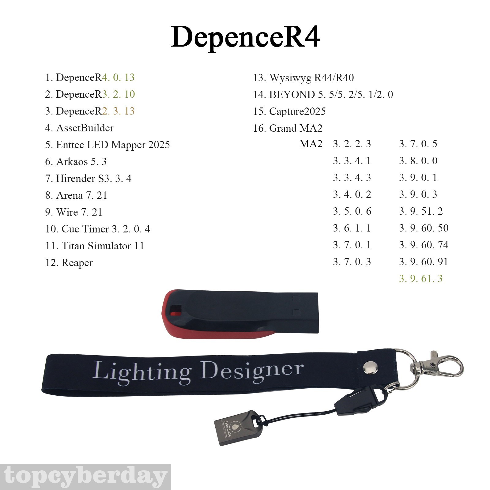 Symphony Version Software DMX512 Lighting Controller DJ Stage USB Dongle
