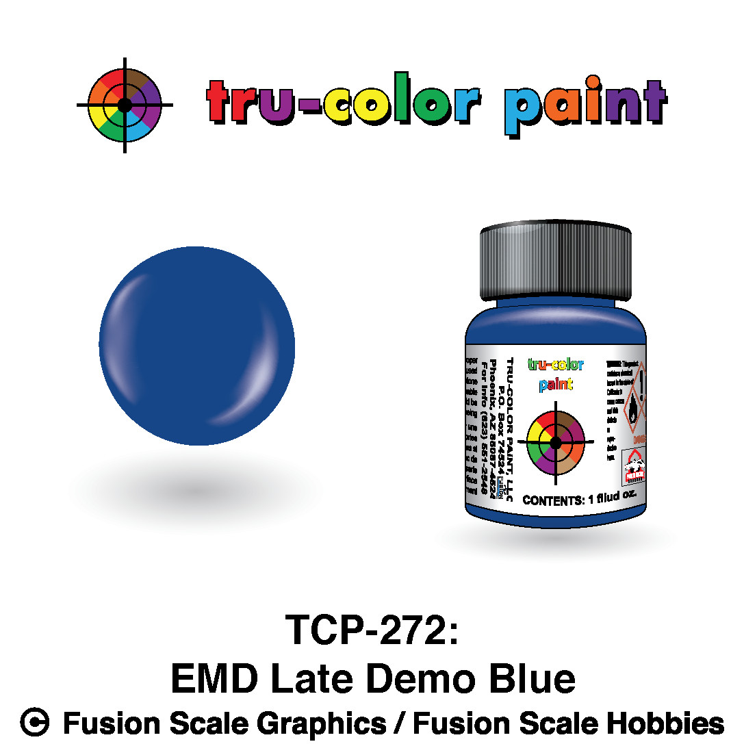 Tru Color Paint EMD Late Demo Blue 1oz - 272