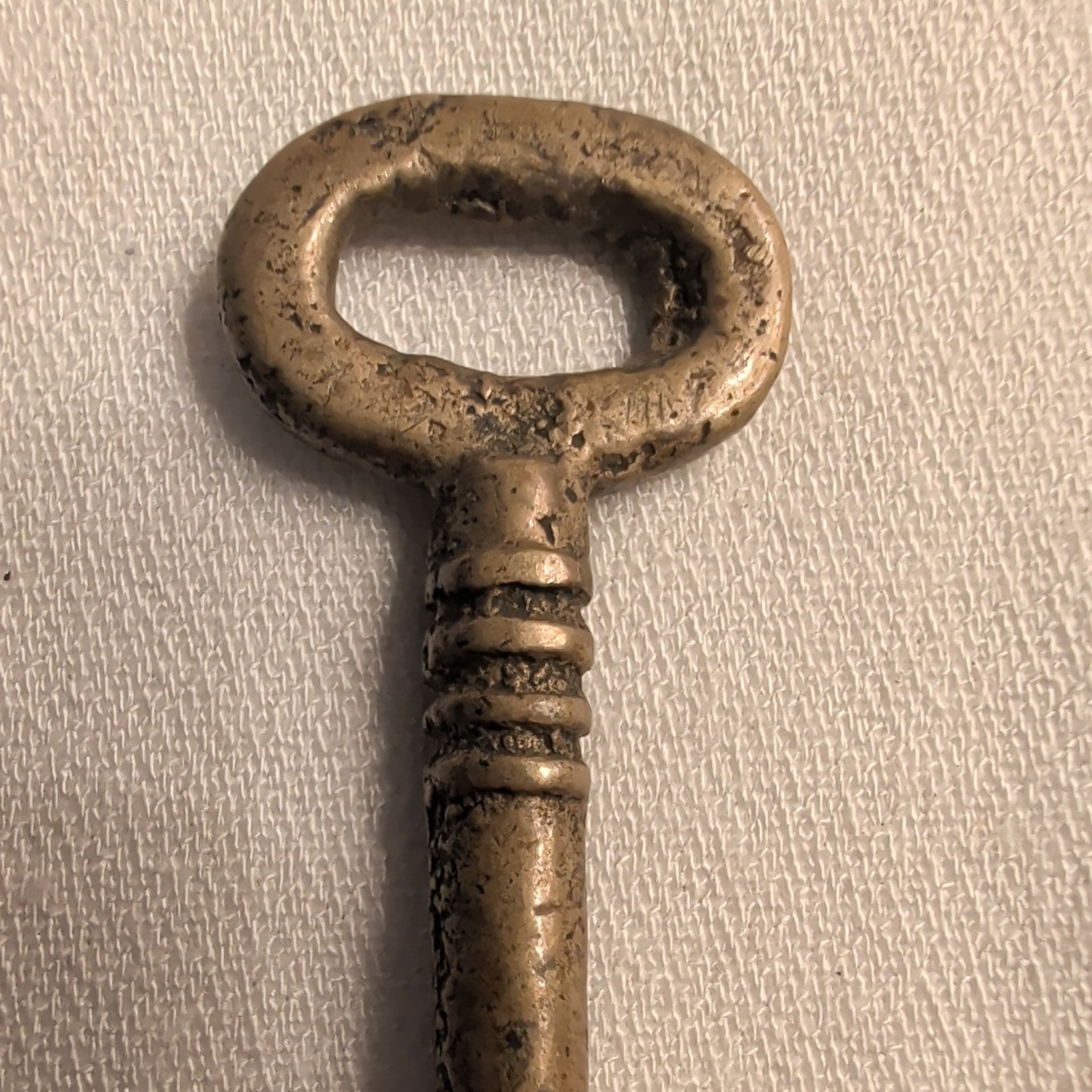 Vintage Brass Skeleton Key, 4.5 inches