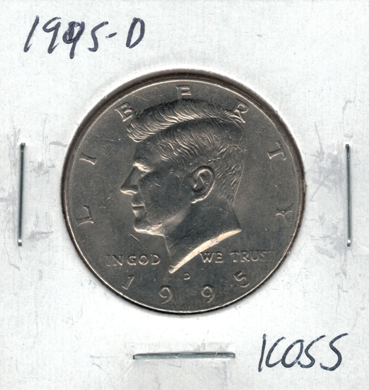 1995 D Kennedy Half Dollar K055 !!!Free Shipping!!!