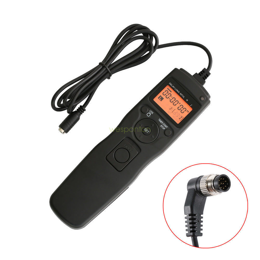 Timer Remote Control For Nikon D810a D800E D700 D500 D300s D4s D4 D3s D5 MC-30